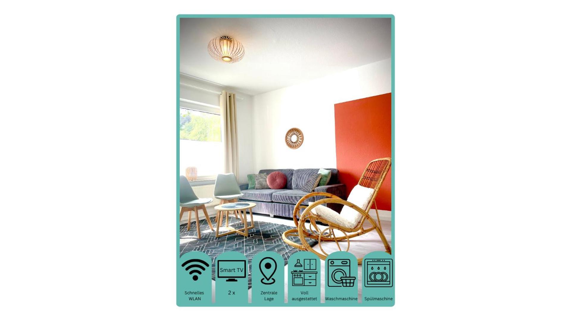 Wlan,Smart Tv,4 Betten, Zentral Emden Eksteriør billede